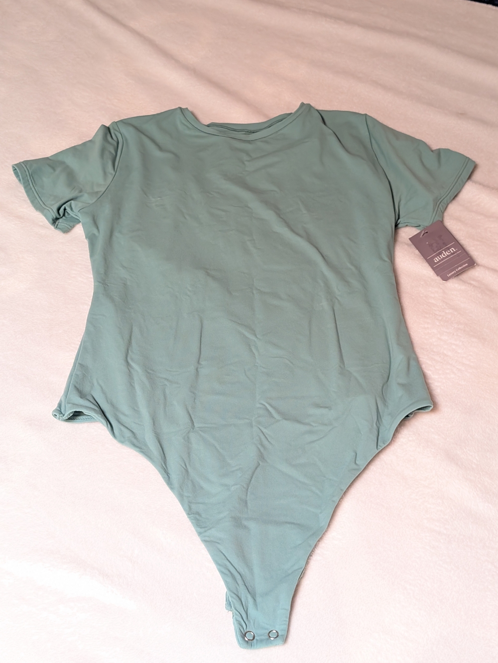 Auden Woman Sage Green One-Piece Bodysuit